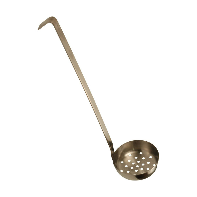 American Metalcraft FLP-1005 5 Oz Flat Bottom Perforated Ladle