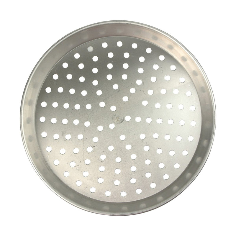 American Metalcraft HA90121.5-P 12" Heavy Weight Aluminum Tapered Perforated Pizza Pan 1.5" Deep