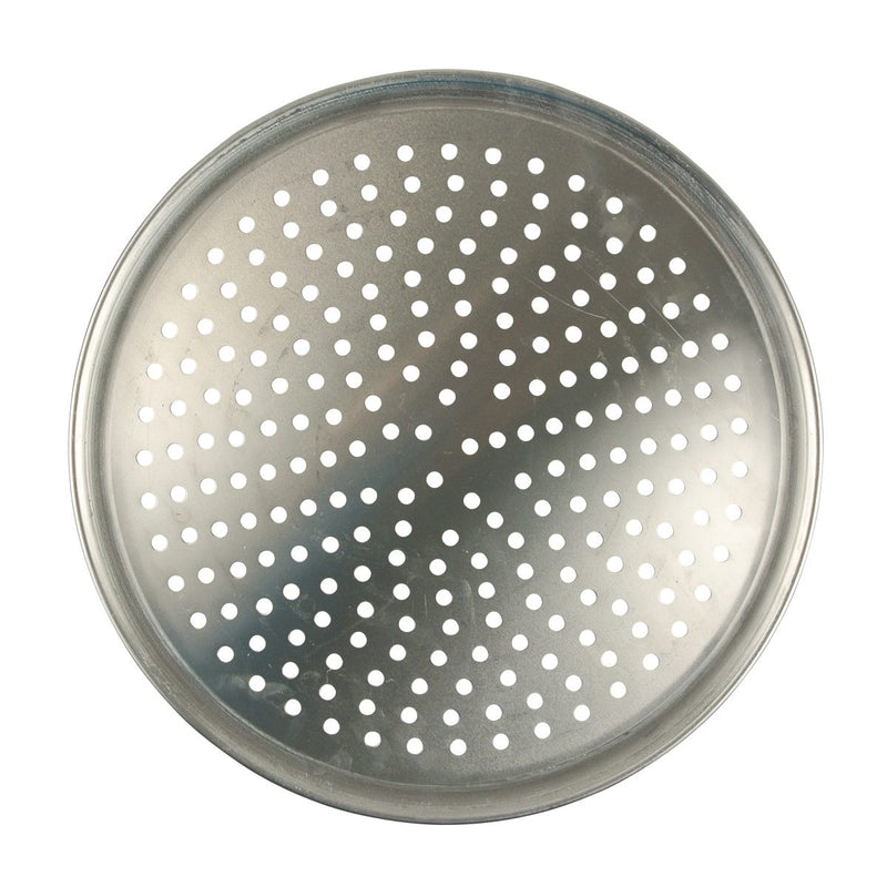 American Metalcraft HACTP18-P 18" Heavy Weight Aluminum Coupe Perforated Pizza Pan