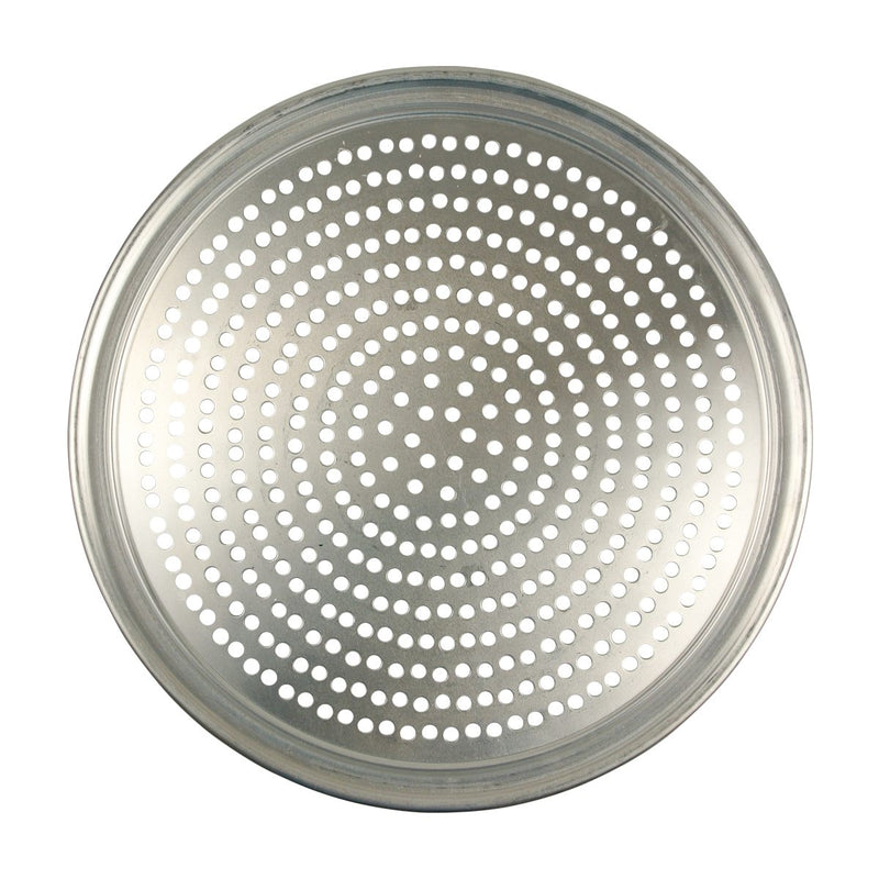 American Metalcraft HATP18-SP 18" Heavy Weight Aluminum Wide Rim Super Perforated Pizza Pan