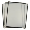 Securit Crystal Range Letter Size Menu Single Menu Cover 3 Pack