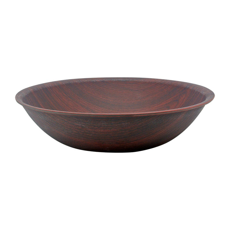 American Metalcraft RWB10 Wood Tone Walnut Bowl 10"