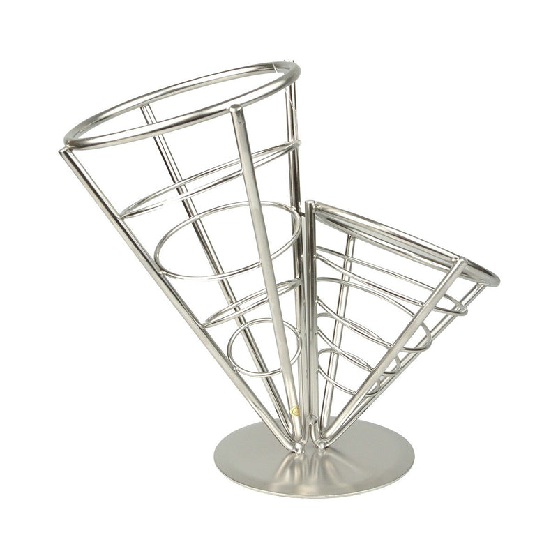 American Metalcraft SS22 Stainless Steel Dual Conical Basket