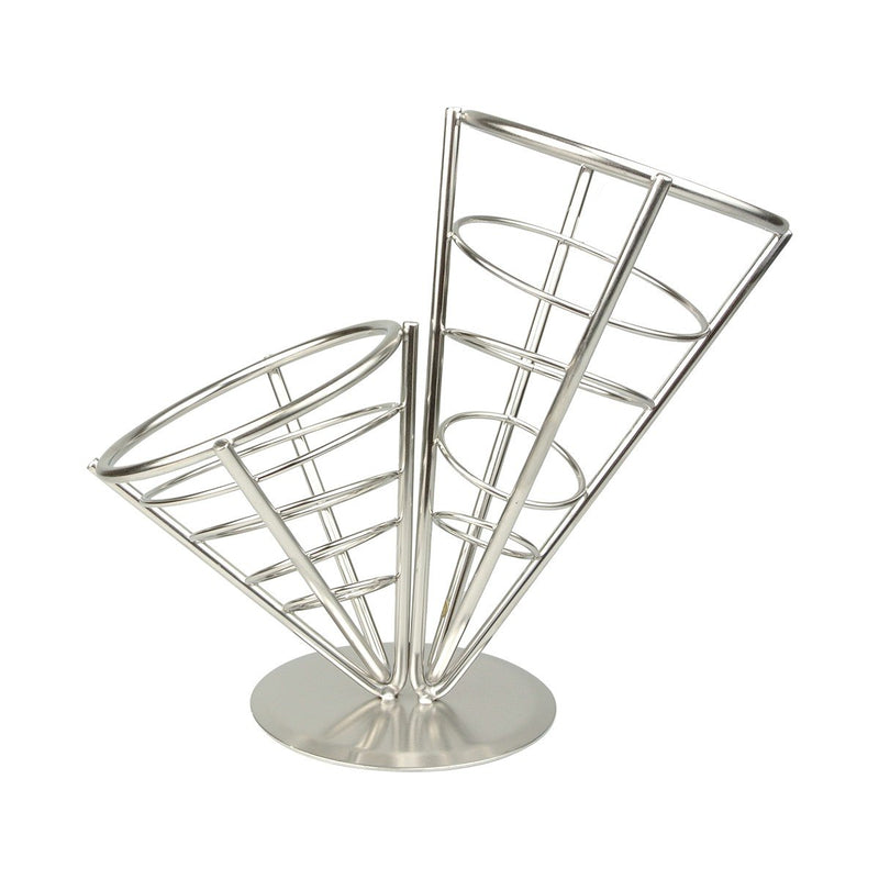 American Metalcraft SS22 Stainless Steel Dual Conical Basket