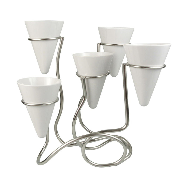 American Metalcraft WS1155 SS 5-Cone Stand