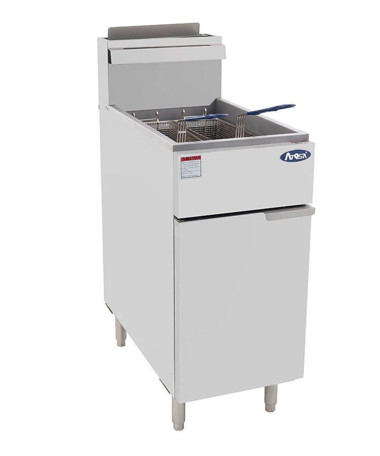 ATOSA HD 40lb SS Deep Fryer, NG/LP ATFS-40