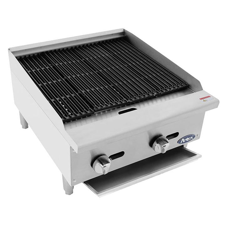 Atosa - ATCB-24 Heavy Duty Char Rock Charbroiler 24 inch