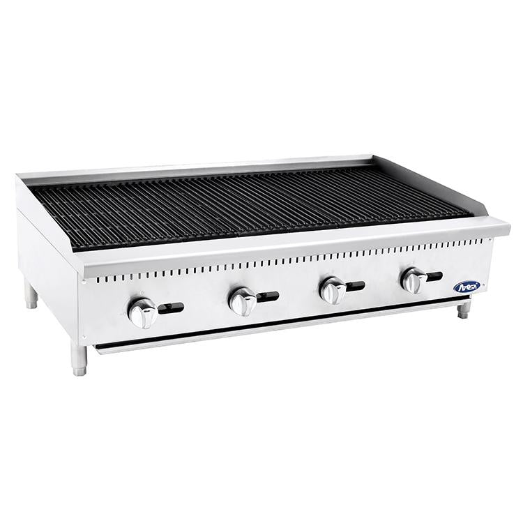 Atosa - ATCB-48 Heavy Duty Char Rock Charbroiler 48 inch