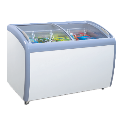 Atosa - MMF9113 Angle Curved Top Chest Freezer 12 cu. ft.