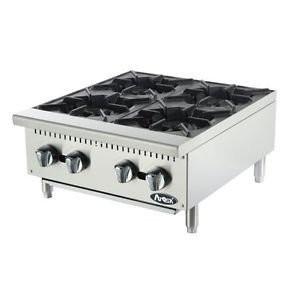 Atosa ACHP-24-4 24" Countertop 4 Burner Gas Hot Plate