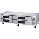 Blue Air Commercial Refrigerated Chef Base 87" with 4 Drawers