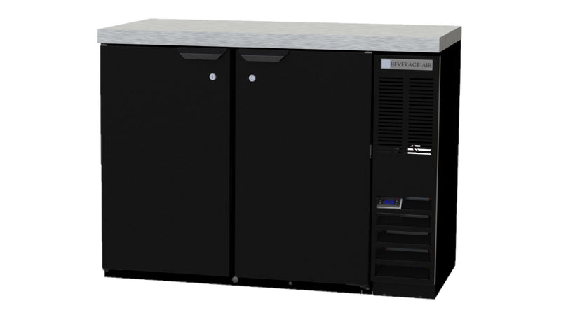 Beverage Air BB48HC-1-F-B-27 Food Rated Back Bar Refrigerator with Stainless Steel Top