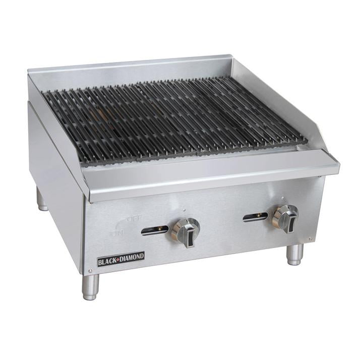 Adcraft ECTC-24 2 Burner 24" Gas Charbroiler