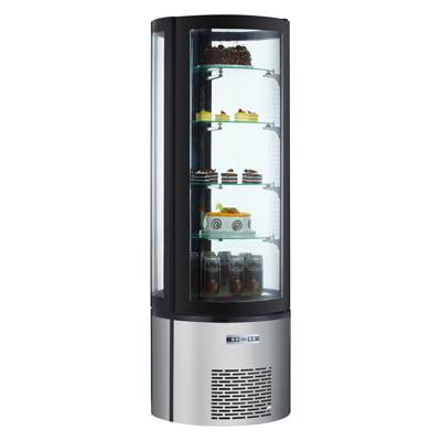 Adcraft - BDRCK-400 - Black Diamond Refrigerated Cake Display Case 12.7 Cu Ft.