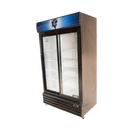 Bison BGM-35-SD Reach-In Glass Door Refrigerated Merchandiser 35.0 Cu. Ft.