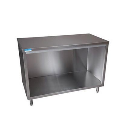 BK Resources BKDC-3060  60"W x 30"D Work Table Cabinet Base w/ Open Front