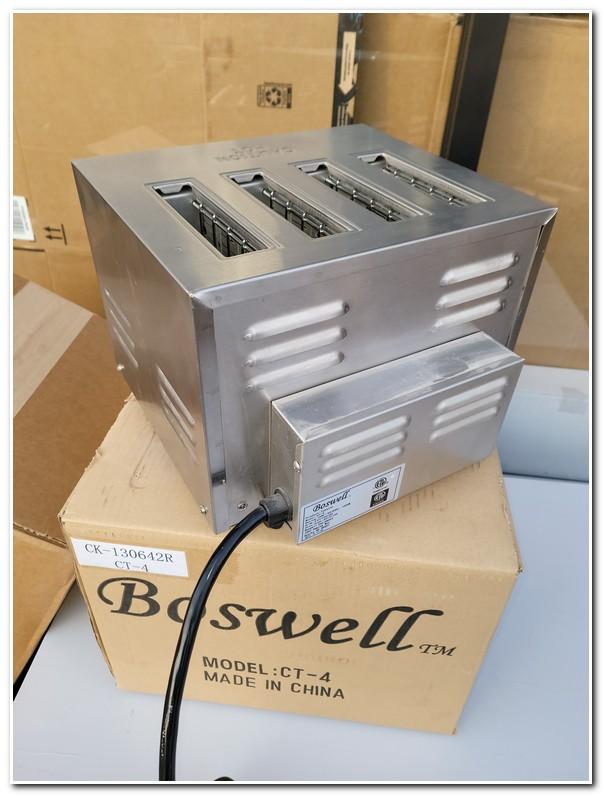 BOSWELL CT-4 Pop-Up Commercial Toaster, 120v 1800W