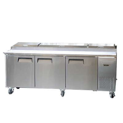 Bison BPT-93 Pizza Prep Table 26.0 Cu. Ft. (12) 1/3 Size Pans