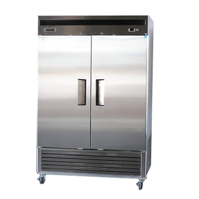 Bison BRR-46 Reach-In Refrigerator 54-1/2"W 46.0 Cu. Ft. Bottom Mount (2) Full-Height Solid Doors