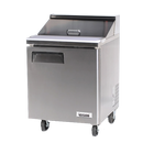 Bison BST-27 Sandwich Prep Table 27"W 6.5 Cu. Ft. (8) Pans
