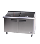 Bison BST-60-24 Mega Top Prep Table 60"W 18.6 Cu. Ft. (24) 1/6 Size Pans
