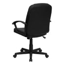 Flash Furniture Mid-Back Black Leather Executive Swivel Office Chair