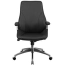 Flash Furniture Mid-Back Leather Executive Swivel Office Chair