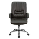 Flash Furniture Mid-Back Espresso Brown Leather Swivel Manager's Chair
