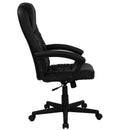 Flash Furniture BT-983-BK-GG High Back Black Leather Executive Swivel Office Chair