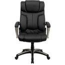 Flash Furniture High Back Folding Black Leather Executive Swivel Office Chair