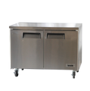Bison BUF-48 Undercounter Freezer 48"W 12 Cu. Ft. (2) Solid Hinged Doors