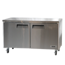 Bison BUR-60 Undercounter Refrigerator 60"W 17.9 Cu. Ft. (2) Solid Hinged Doors
