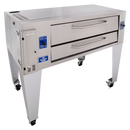 Bakers Pride Y-600/602 Natural Gas 60" Deck Gas Pizza Oven - Single & Double Deck
