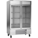 Beverage Air Vista Series RB49HC-1G Double Glass Door 52" Wide Stainless Steel Refrigerator