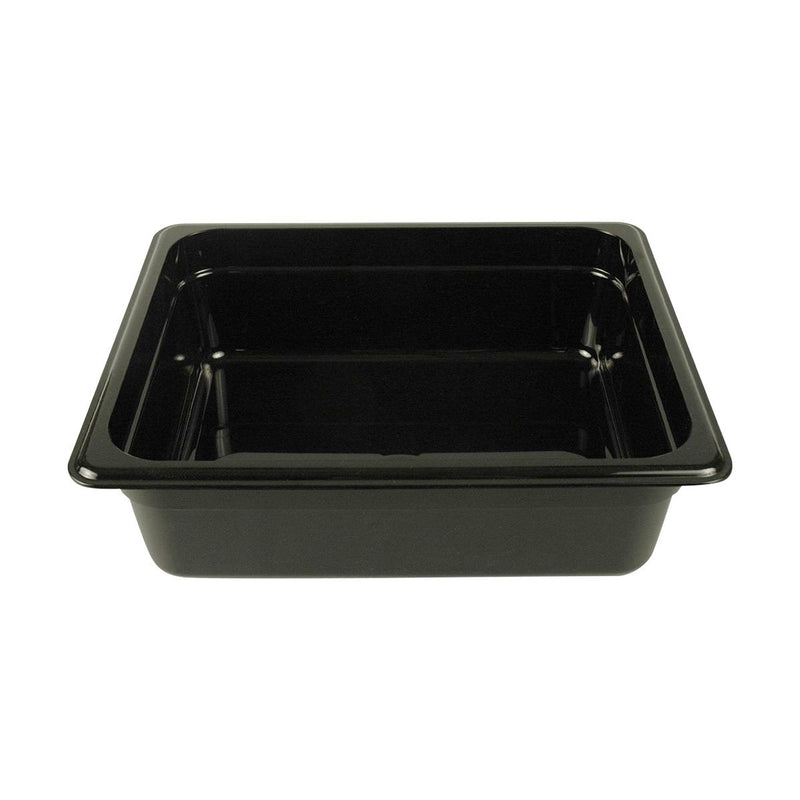 Cambro 24CW110 1/2 4" Black Steam Table Pans