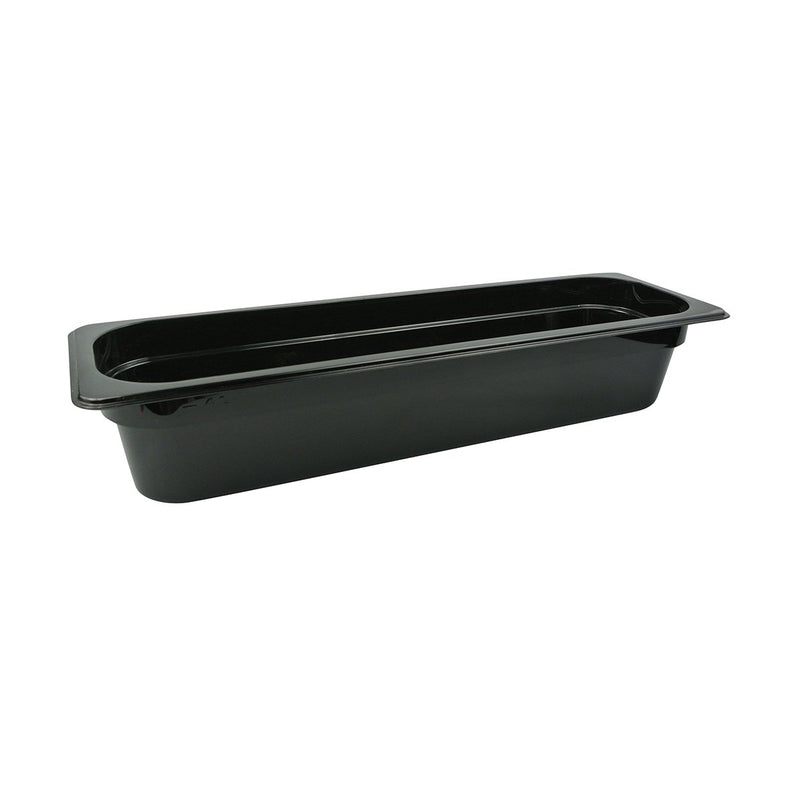 Cambro 24LPCW-110 1/2 4" Long Black Steam Table Pans