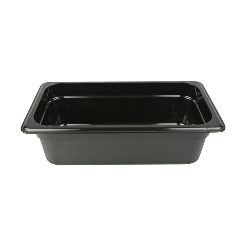 Cambro 34CW110 1/3 4" Black Steam Table Pans