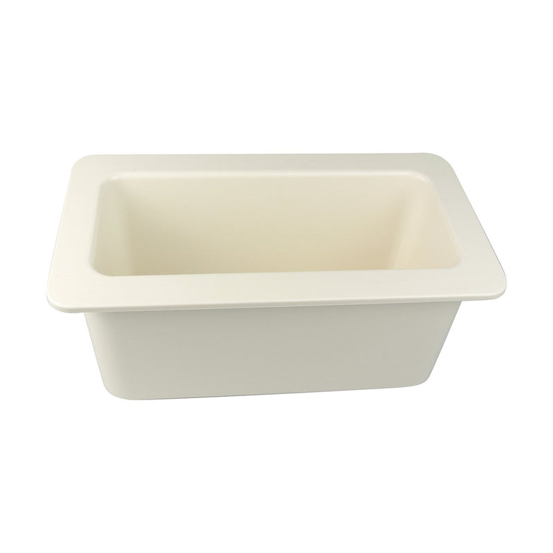 Cambro 36CF148 Cold Fest 1/3 Size White Food Pan 6"