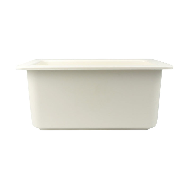 Cambro 36CF148 Cold Fest 1/3 Size White Food Pan 6"