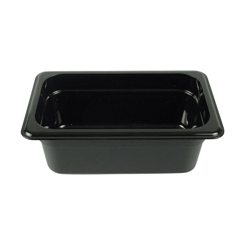 Cambro 44CW110 1/4 4" Black Steam Table Pans