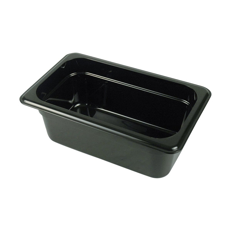 Cambro 44CW110 1/4 4" Black Steam Table Pans