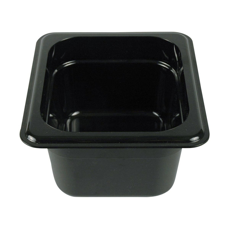 Cambro 64CW110 1/6 4" Black Steam Table Pans