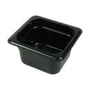 Cambro 64CW110 1/6 4" Black Steam Table Pans
