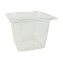 Cambro 65CLRCW-135 1/6 Size Clear 5" Deep Colander