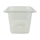 Cambro 65CLRCW-135 1/6 Size Clear 5" Deep Colander