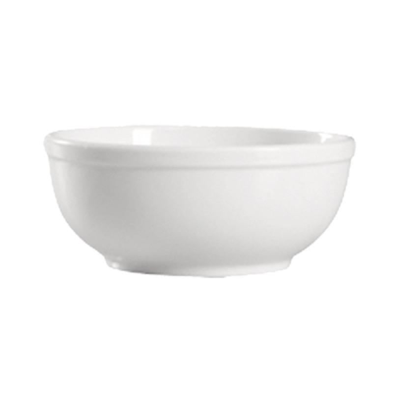 CAC China 101-15 Lincoln Nappie 12 1/2 Ounce Bowl (Case Of 36) - Bone White
