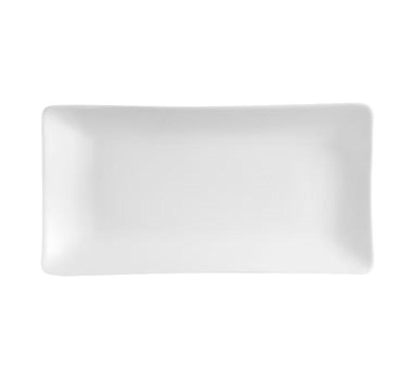 CAC China SHA-12 Sushia 10" x 5 1/4" Plate (Case Of 24) - White