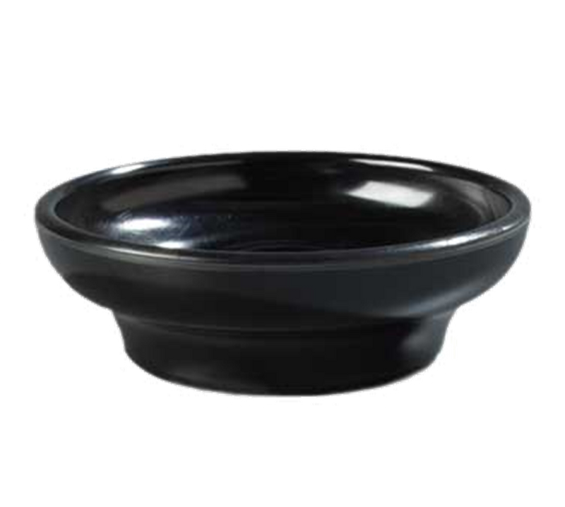 Carlisle 087503 Salsa Dish 5 Oz Black