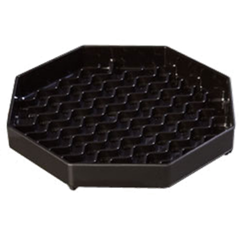 6" Black Octagon Drip Tray Newave (11036-03)