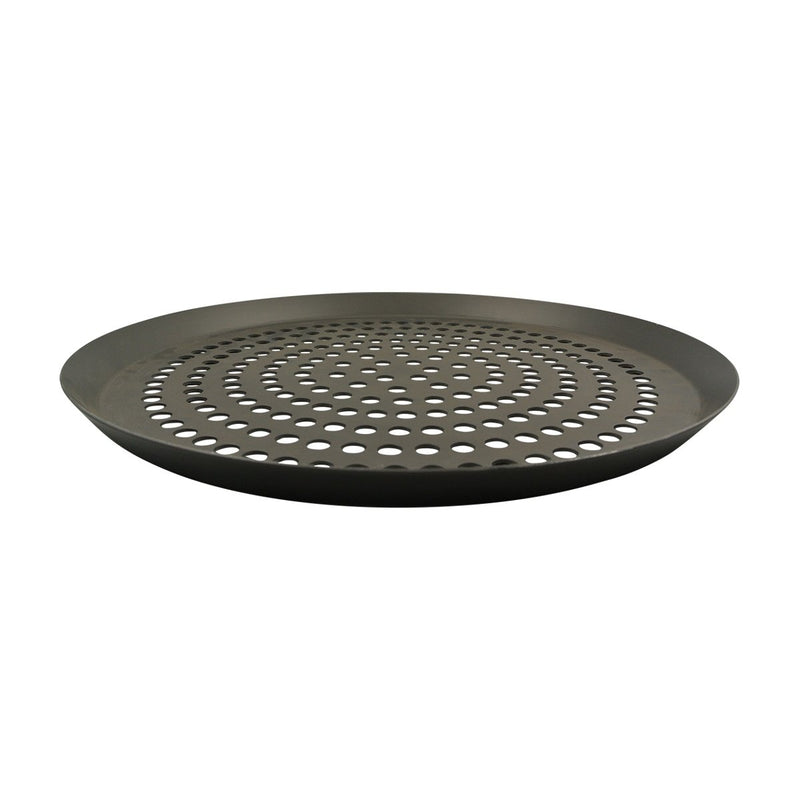 American Metalcraft CAR13HC-SP 14" Hard Coated Aluminum Super Perforated Tapered Pizza Pan 11/16" Deep